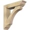 Ekena Millwork Legacy Traditional Rough Sawn Bracket w/ Offset Brace, Douglas Fir, 6"W x 24"D x 24"H BKT0604X24X24LEC01RDF - alternate 1